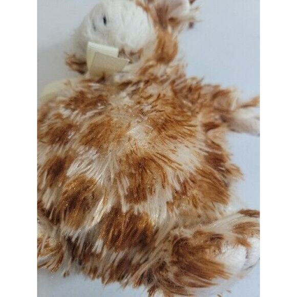 Mud Pie Baby Giraffe Fat Round Glittered Soft Lovey Plush Stuffed Animal Toy 9" - Picture 7 of 7